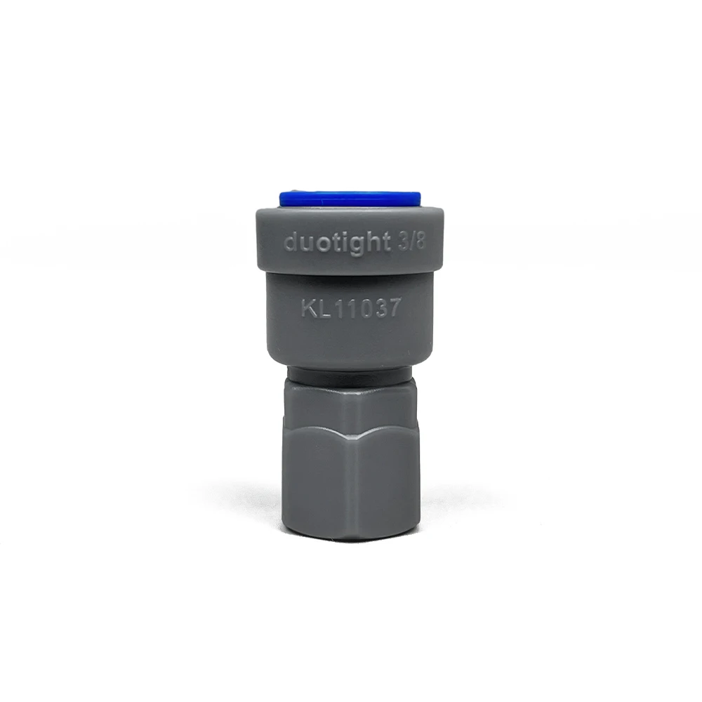 KegLand Duotight - 9,5mm(3/8) x FFL (to fit MFL Disconnects) Plastic Quick Connect Pipe Hose Connector fittings Push-in Joint