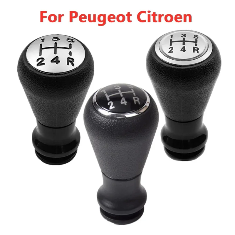 Gear Shift Knob for PEUGEOT 106 206 306 406 107 207 307 407 301 308 2008 CITROEN C2 C4 SAXO XSARA PICASSO BERLINGO Lever STICK