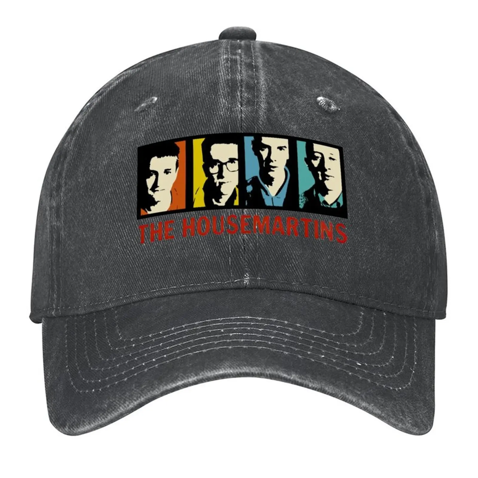 

the Housemartins Baseball Cap Anime hard hat black Winter hat Men Caps Women's