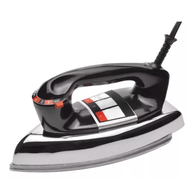 "220V Black and Silver Iron for Efficient Ironing"