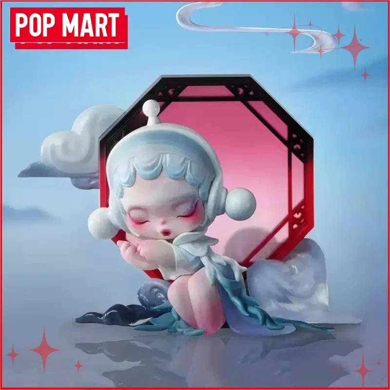 POPMART SKULLPANDA Hang Tag SP Series Trend Dolls تماثيل من الفينيل القطيفة