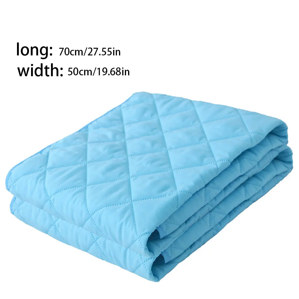 Baby Diaper Mat Waterproof Cushion Waterproof Tool Diaper Changing Pads Infant Boys Girls Urine Mats Blue 50*70cm