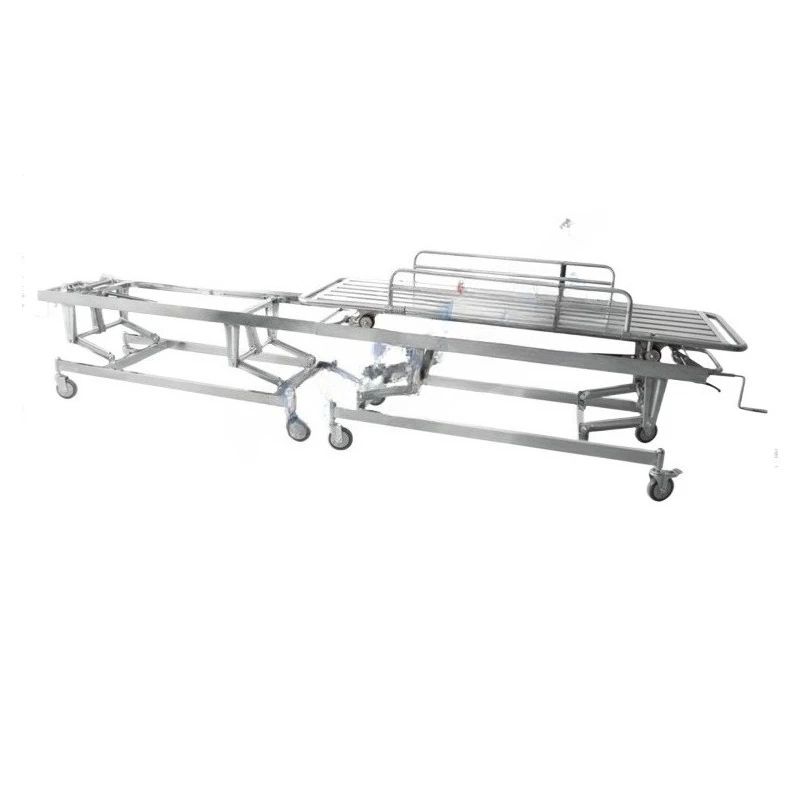 Stainless steel docked bed cart can lift back surgery transfer bed medical
