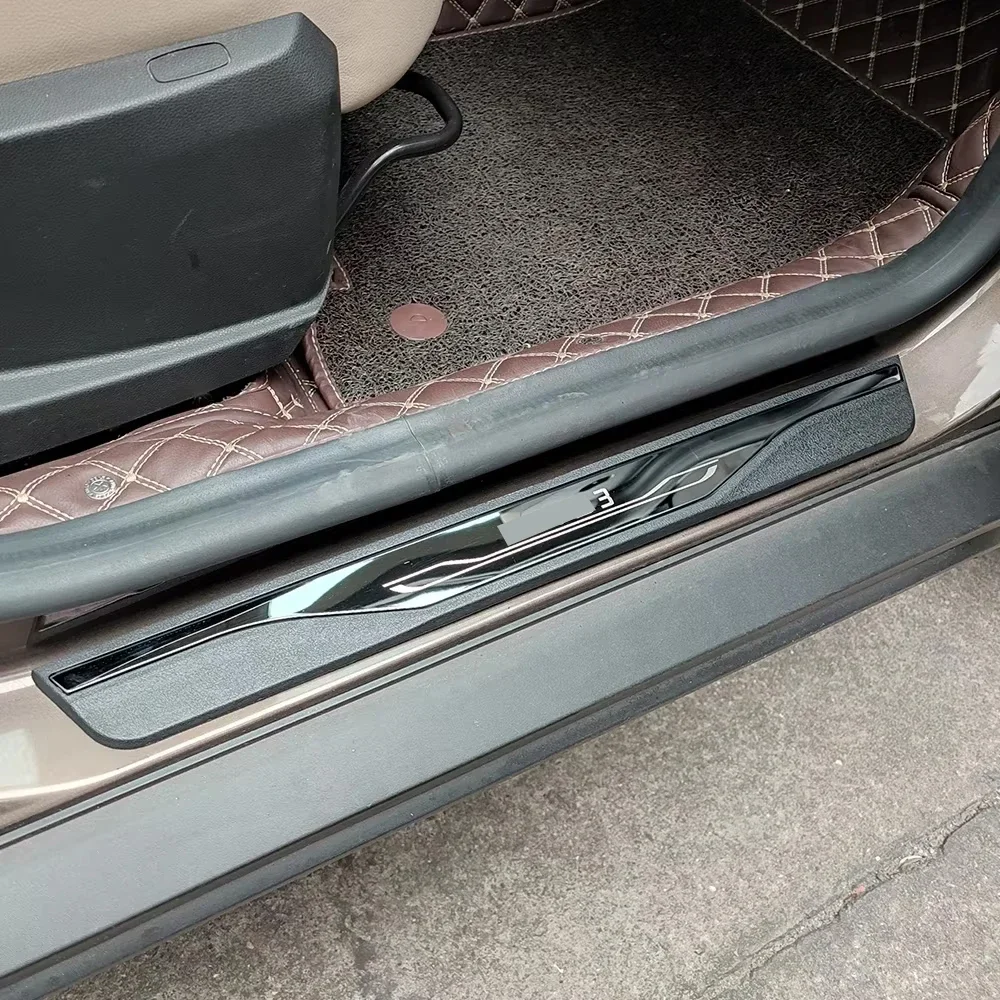 

For BYD ATTO 3 2022-2025 Door Sill Protector Car Accessories Auto Threshold Scuff Plate Stickers Steel Pedal Trim Styling 2024