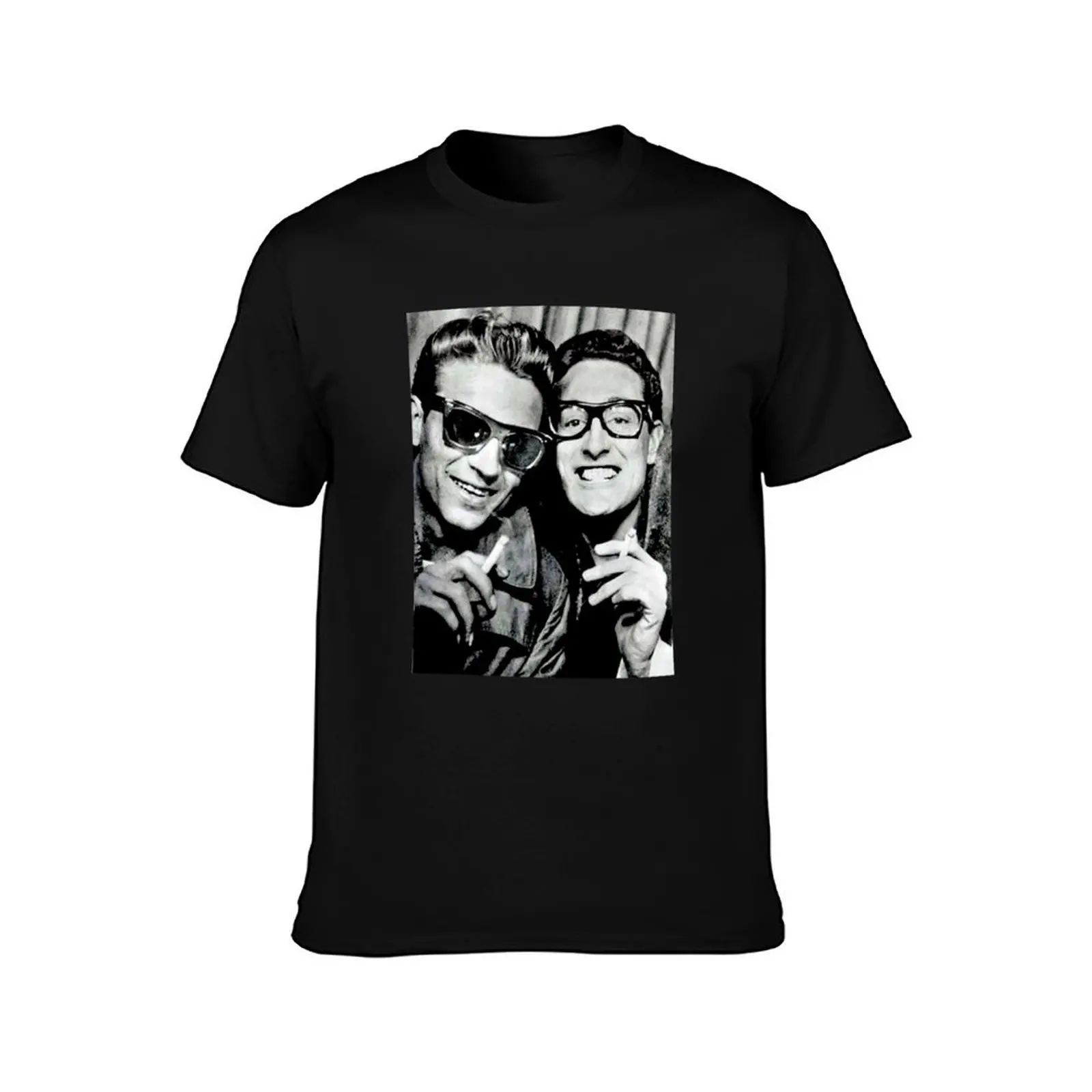 Buddy Holly And Waylon Jennings 7 Unisex T Or Women Vintage Retro For Kids Best Trending Graphic T-Shirt Vintage Graphic Print