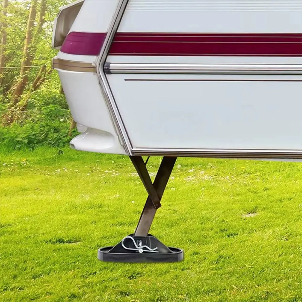 

4 шт., простая установка, подушечки для домкрата для каравана, универсальный адаптер, сверхмощная опора для ног, прочный адаптер для поддержки