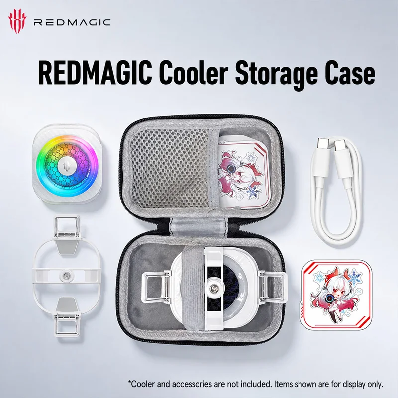 Red Magic Radiator Series｜8Pro/5Pro/6Pro+/8Air Magnetic Semiconductor Radiator, Rgb Lighting Effect, Low Noise, Fast Cooling for Mobile Gaming and Live Streaming on Phones and Tablets