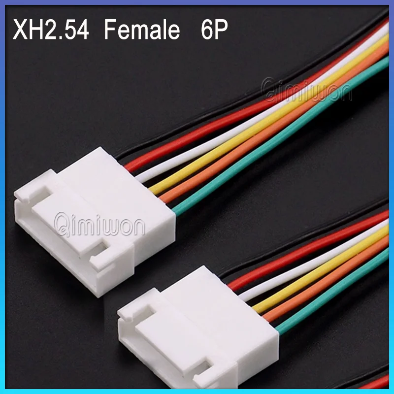 10PCS  XH 2.54mm Wire Cable Connector 2P/3P/4P/5P/6 Pin Pitch Male Female Plug Socket 10cm/20cm/30cm Length 26AWG