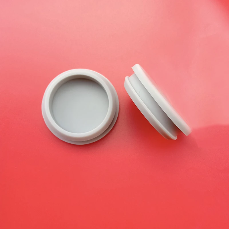 10pcs Black White Solid Silicone Rubber Caps T Type Plug Cover Snap-on Gasket Blanking End Seal Stopper 2.5mm-60mm