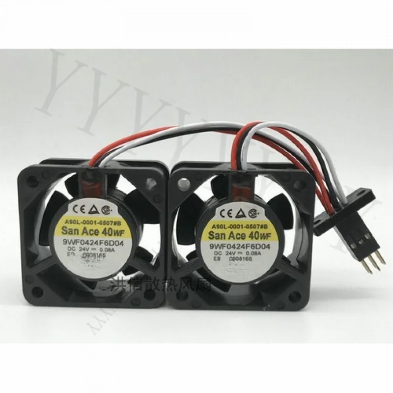 

Y+ FOR San Ace 40WF 9WF0424F6D04 24V 0.08A A90L-0001-0507#B cooling fan