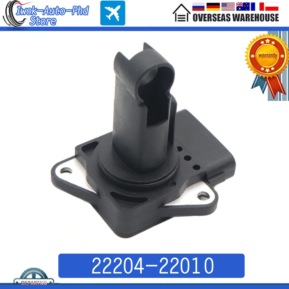 22204-22010 MAF kütle hava akış ölçer Toyota için sensör RAV4 Sienna Solara Yaris Tundra Tundra Scion tC xA xB 22204 22010