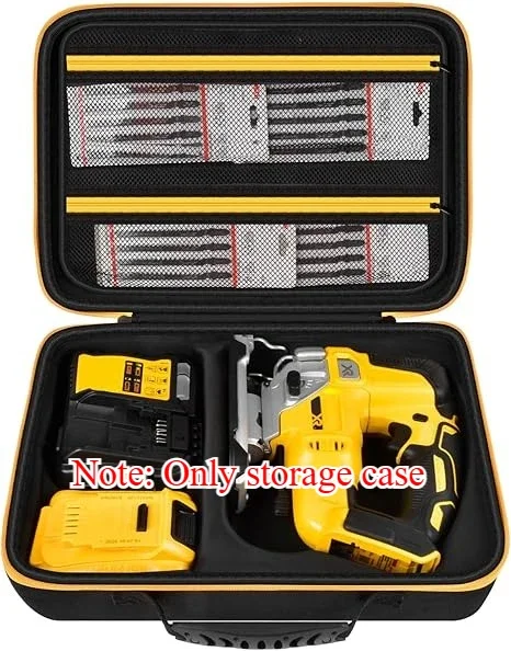 

Storage Bag for DEWALT 20V MAX XR Jig Saw DCS334B, Jigsaw Power Tool Storage Bag for Skill Saw Blade, Battery (Bag Only)