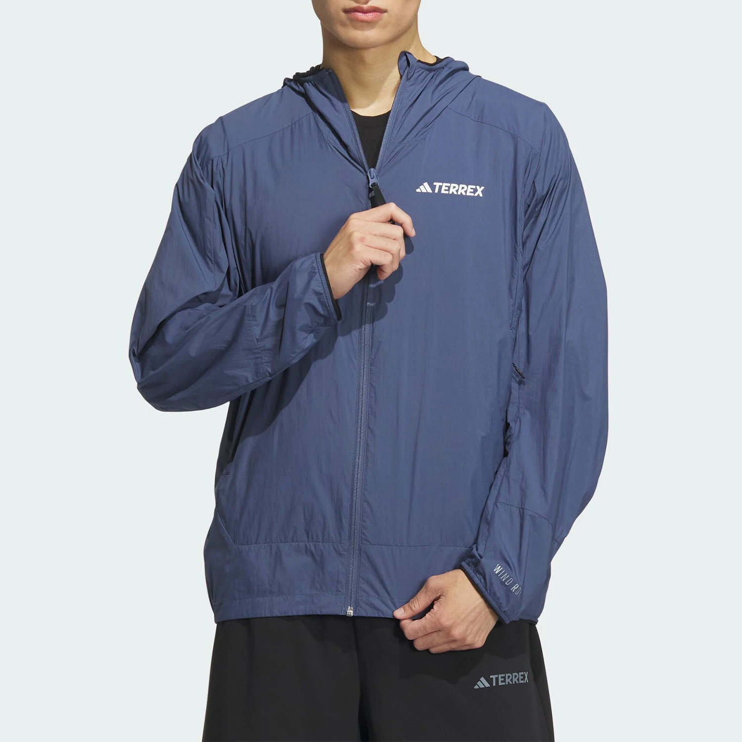 

Adidas genuine TERREX Outdoor Men's Hooded Lightweight Jacket IS0272