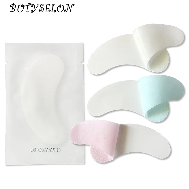 50 Pairs Under Eye Pads New Design Eye Gel Patches Lint Free Eyelash Pad for Lash Extensions Beauty Eyes Makeup Tools