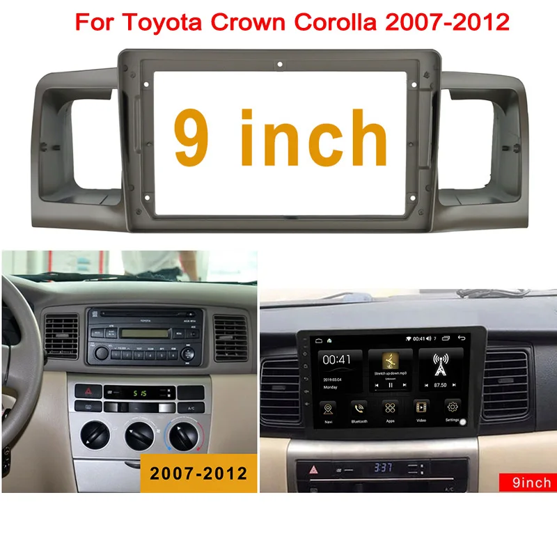 

Автомобильная видеофасция для Toyota Corolla Crown E120 EX BYD F3 2009-2012, Android MP5-плеер, WIFI, GPS, стерео, радиопанель, рама приборной панели