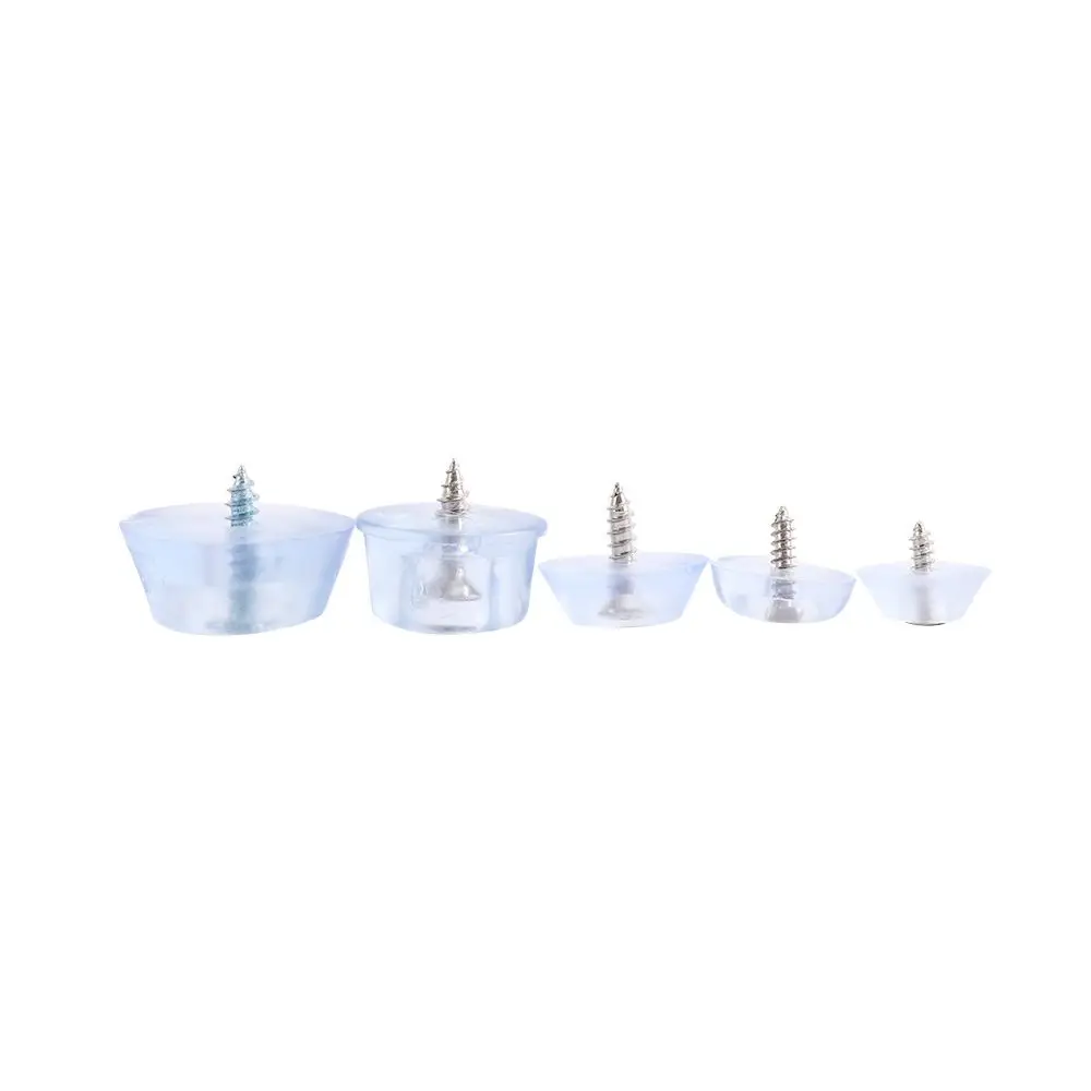 Non-slip Sofa Transparent Foot Covers Furniture Legs Rubber Protector Pads Feet Pads Chair Leg Caps Floor Pads
