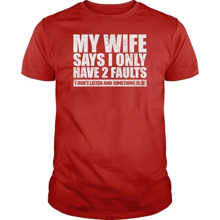 زوجتي يقول FunnyT-Shits شعار الجرافيك طباعة بلايز تي شيرت في الهواء الطلق عادية خمر تي شيرت الترفيه رسالة بلايز #3