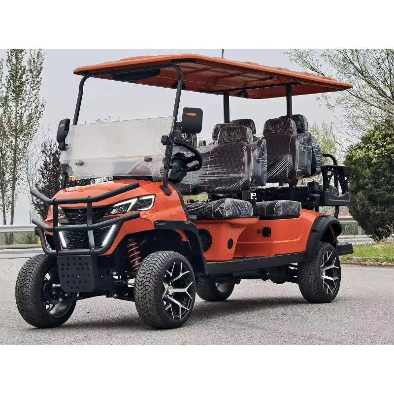 Popular 2 Seats 48V Electric Golf Cart with Steel Frame for Sale Multiple Colors Available in Golf Courses