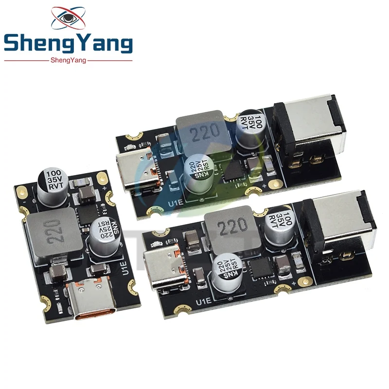 TZT QC4.0 QC3.0 Type-C USB PD65W Fast Charging Adapter Module DC8-32V 3.25A 65W Step Down Module For Huawei SCP/FCP Apple PD image 2