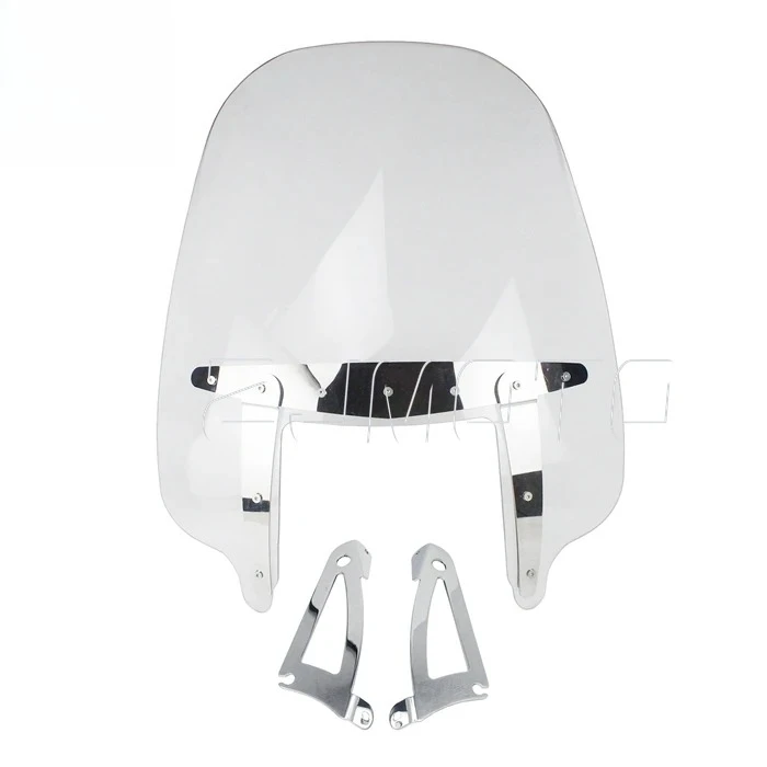 

For 29'' Motorcycle Street Bike Cruiser Windshield Windscreen Deflector For Honda VTX1300 VTX1800 C R S T F N 02-2009 4mm Thickn