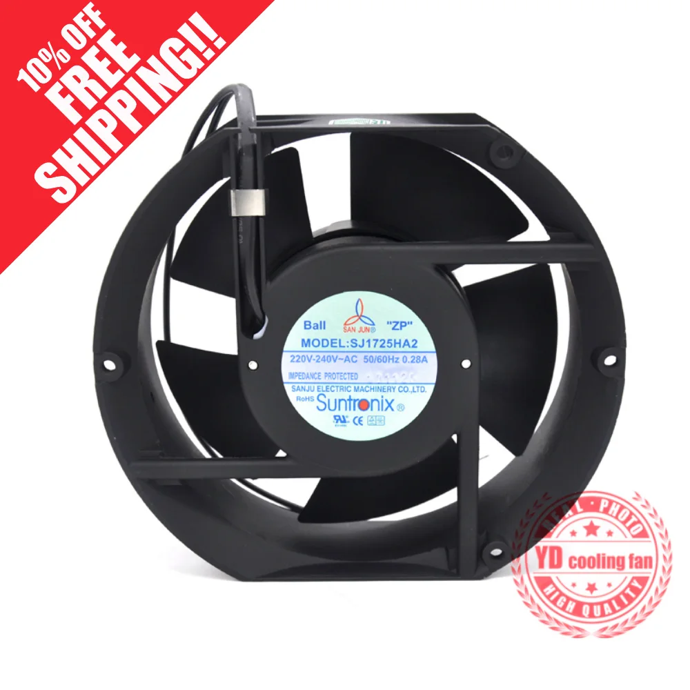 

NEW FOR san jun suntronix SJ1725HA2 220V 0.28A 17251 17CM cooling fan