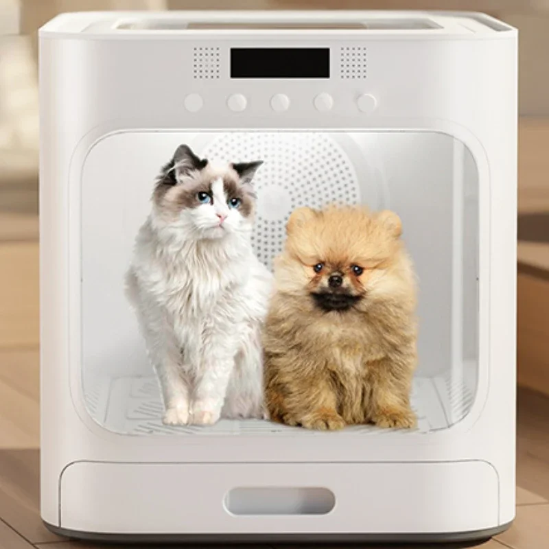 Nordic Pet Hair Dryer Box For Cat And Kitten, Ultra Quiet, Small Dog Grooming, Large Capacity, Smart Temperature Control