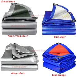 Outdoor Waterproof PE Tarpaulin 0.32mm Tarpaulin For Garden Plant Shed Boat Truck Canopys Shaded Sail Cover For Dog And Pet Hous