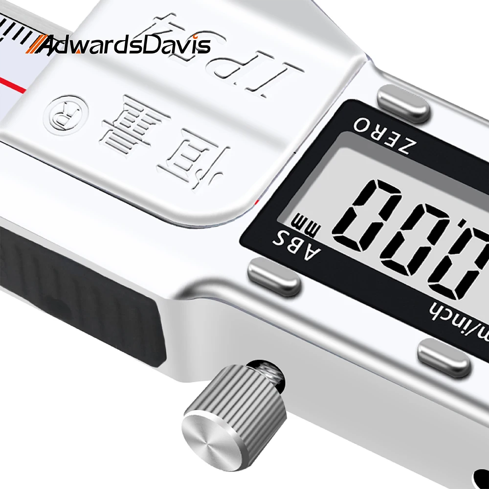 Metric Imperial High Precision Inner Groove Width Digital Display Caliper 150mm 300mm 4CR13 Stainless Steel Measuring Tools