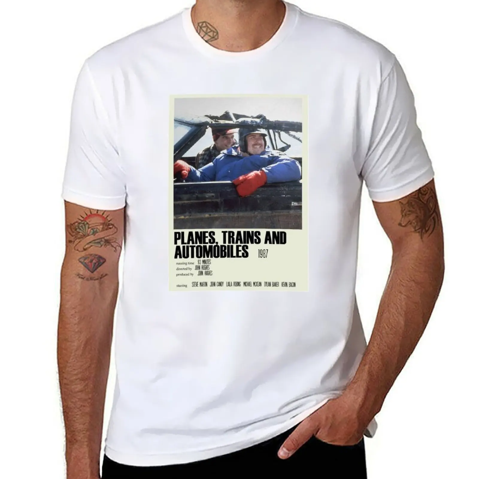 

Planes, Trains and Automobiles AlternativeArt Movie Large (3) T-Shirt t shirt man cotton T-Shirt