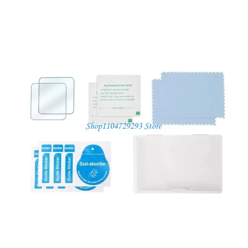 Y2GD 9H صلابة الزجاج المقسى مجموعة ملحقات الفيلم حماية الشاشة فيلم مضاد لبصمات الأصابع #3