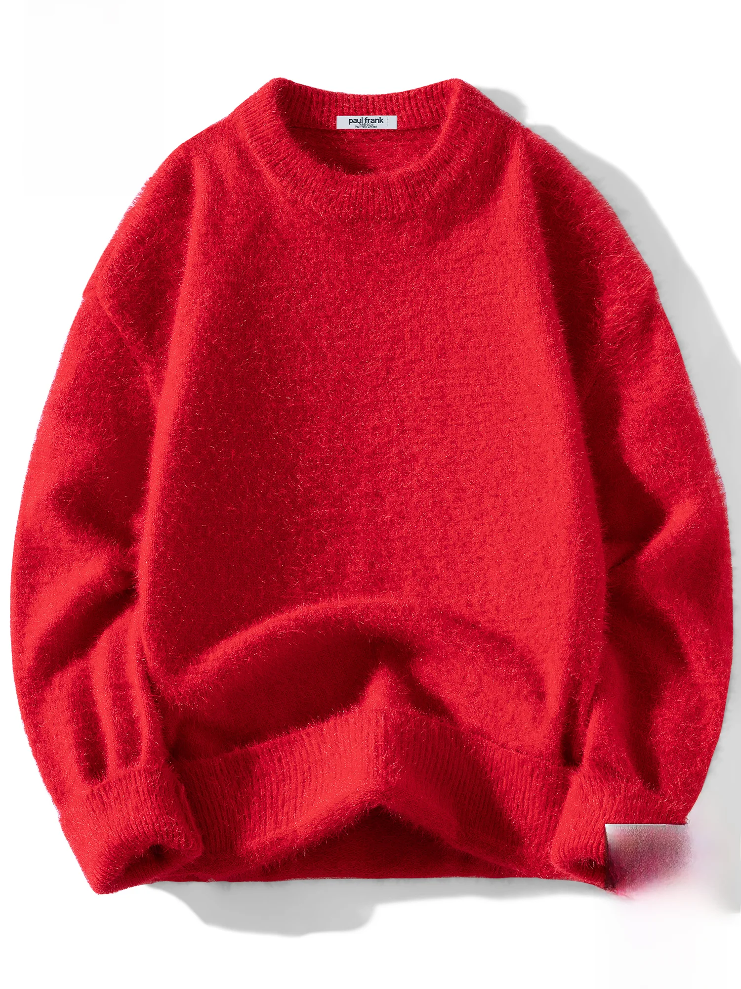 

PaulFrank Warm Casual round Ne Knitted Sweater for Men Spring New Loose Fit Comfortable Long Sve T-irt Faionable