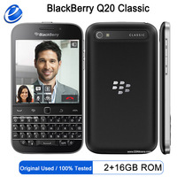 Original BlackBerry Q20 Classic (-1,-2,-4) 4G LTE Mobile Cell Phone BlackBerryOS Arabic QWERTY Keyboard Unlocked Smartphone