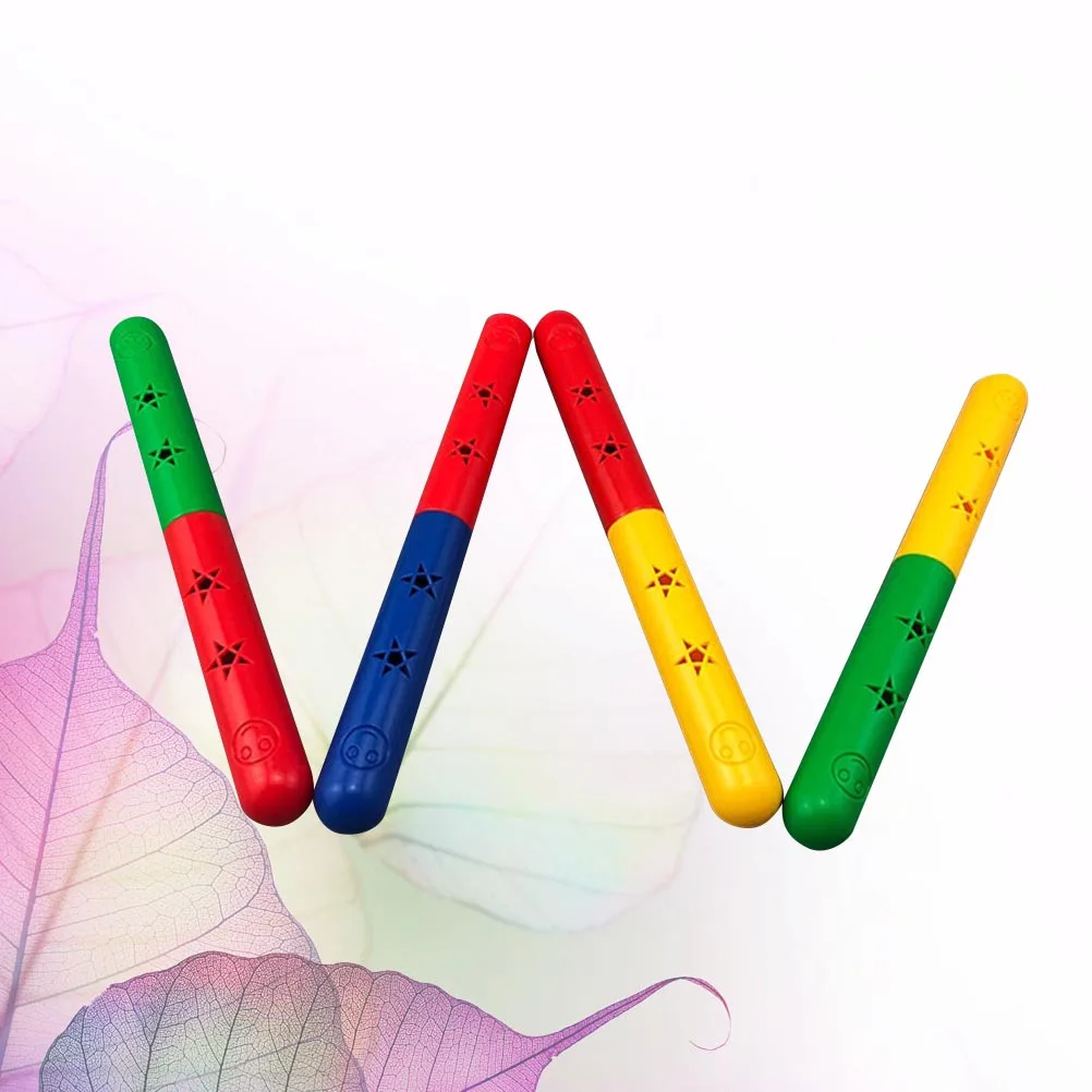 

3Pcs Relay Sticks for Kids Lightweight Gymnastics Wand Bright Color Smooth Roll Edge Ideal for Running Sports Game