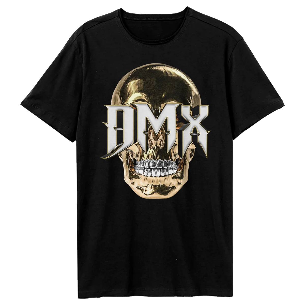 

DMX Skull Street Trend Clothing Pattern Printing Summer Luxury Brand Cotton Men's and Women's T-Shirts Short Sleeves