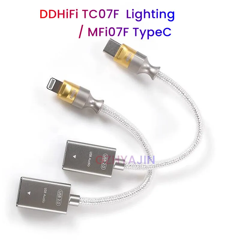 

DDHiFi TC07F MFi07F OTG adapter cable USB 2.0 decoding cable camera kit