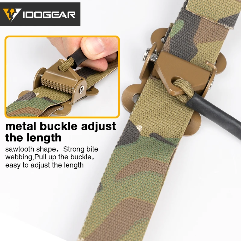 IDOGEAR Tactical Ferro Style Slingster 2 Point Rifle Sling Hunting Caza Military Quick Pull Airsoft Accessories