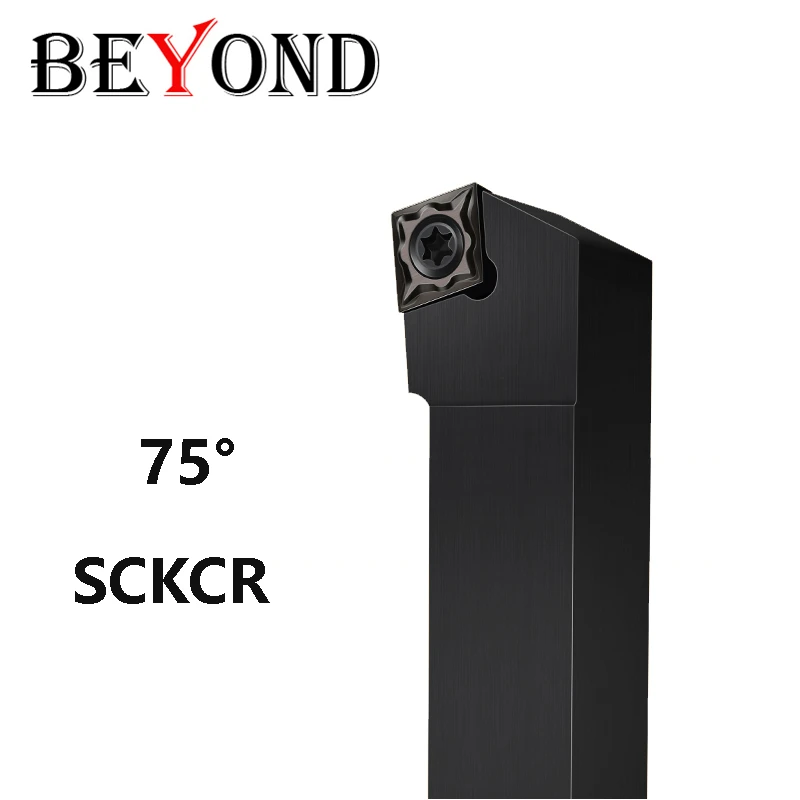 BEYOND 75 Degree SCKCR SCKCL SCKCR2020K09 SCKCR1212H09 External Turning Tool Holder CNC Lathe Cutter Shank Carbide Inserts CCMT