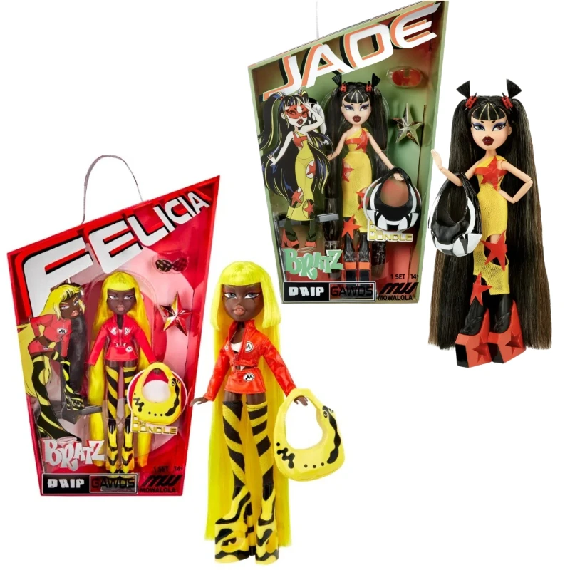 

New Surprise Doll Bratz X Mowalola Special Edition Designer Jade and Felicia Fashion Doll with 2 Outfits