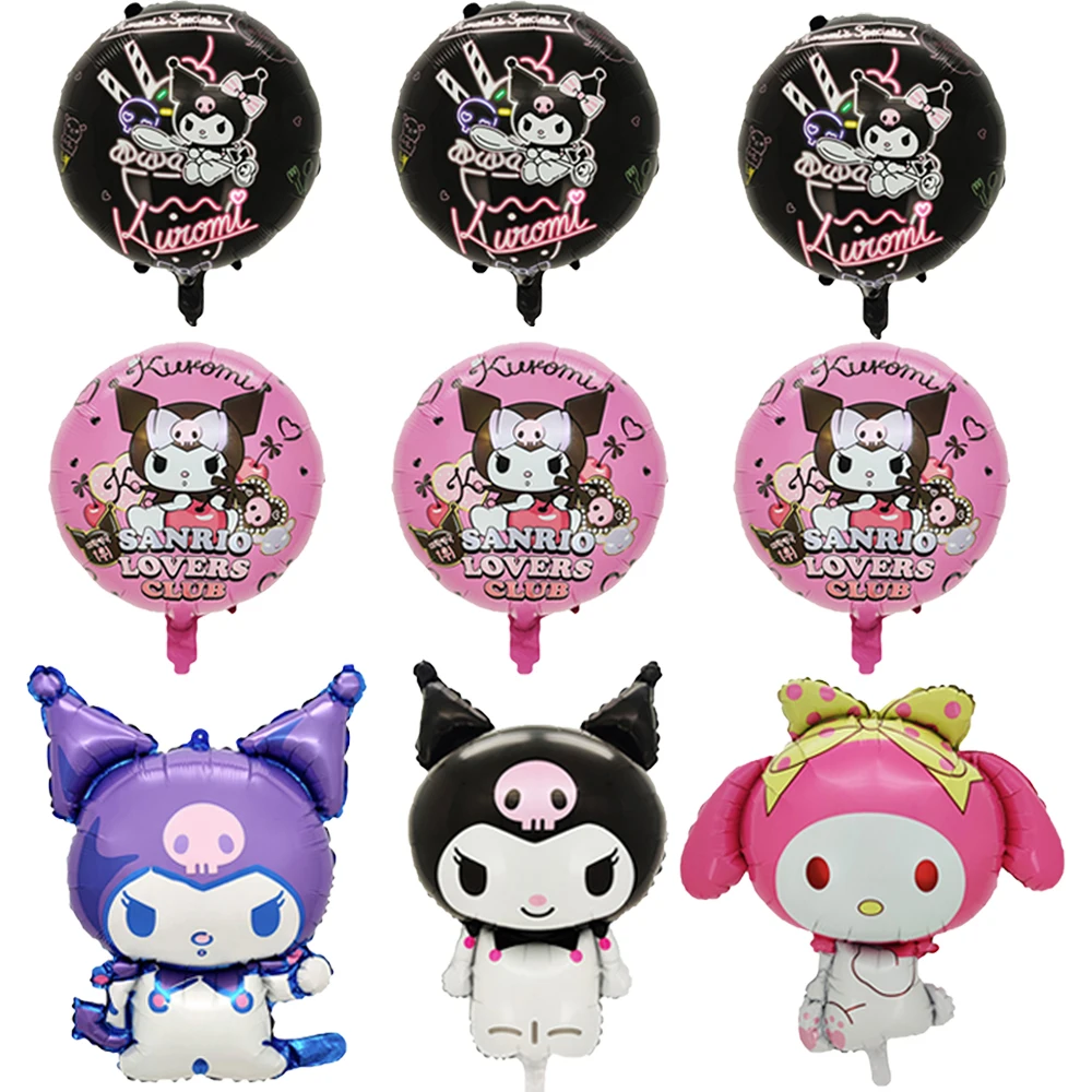 

Sanrio воздушный шар Kawaii аниме Kuromis My Melodys Cinnamorolls украшение для дня рождения Jumbo воздушные шары Девочка Сердце Милая фотоопора