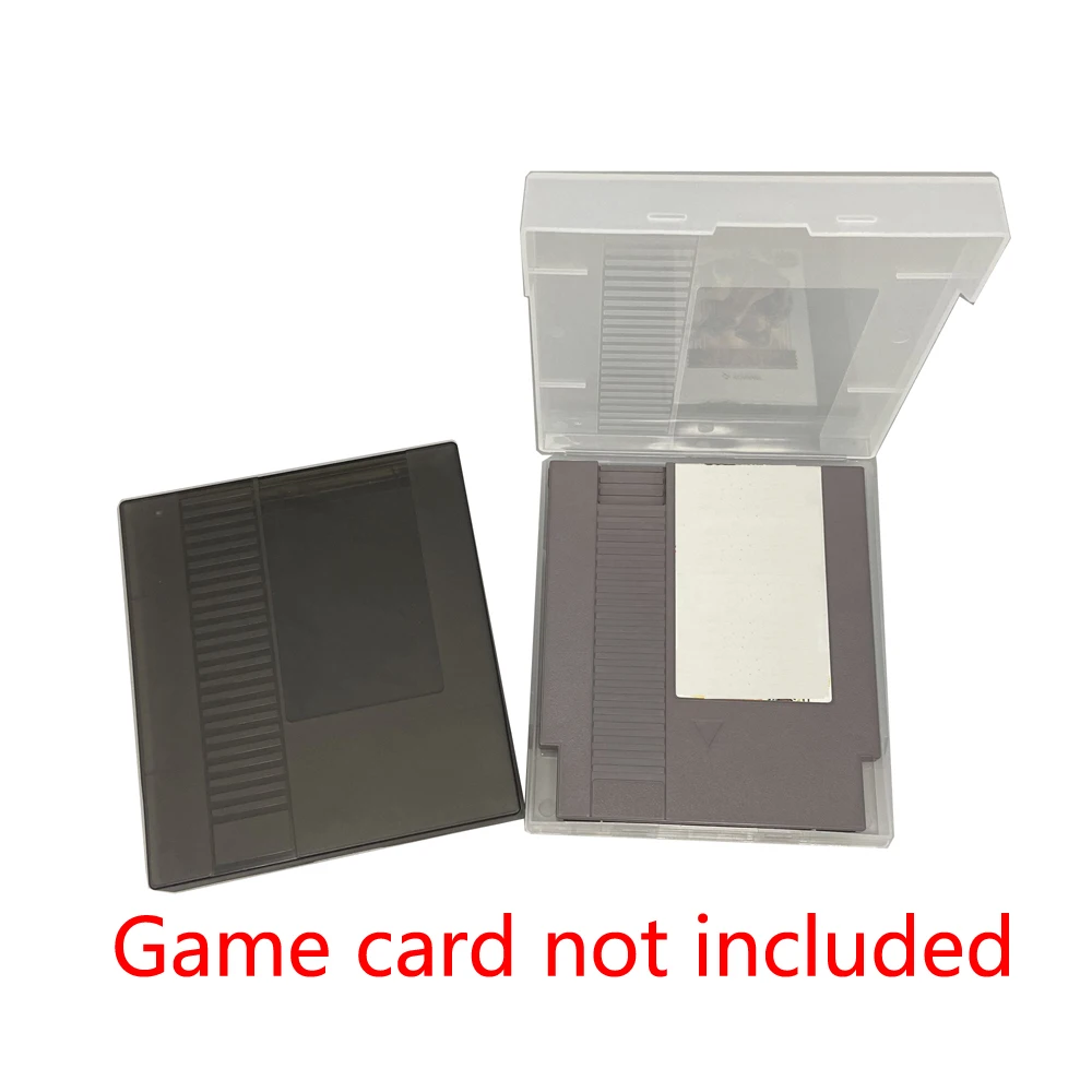 

10pcs Clear Plastic cover for NES Game Cartridge card Cover Plastic protecive case storage box