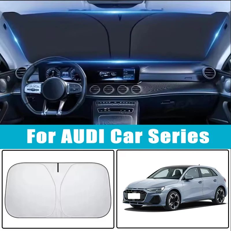 

Car Windshield Sunshades Cover for Audi A3 A4 A5 A6 Q3 Q5 S3 S4 RS3 RS4 B7 B8 Q2 Q7 S5 S6 RS5 RS6 Sun Protection