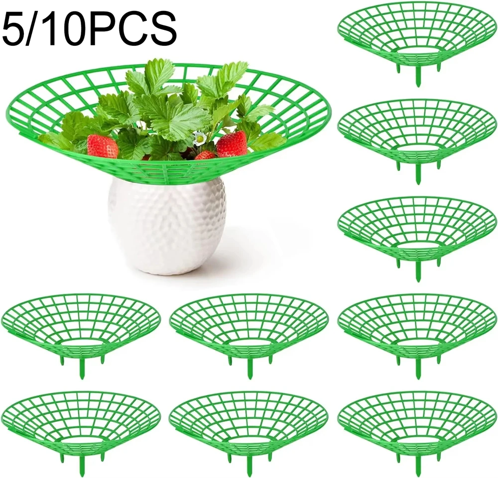 5/10 szt. Podpórki do truskawek z 3 solidnymi nóżkami utrzymujące rośliny stojak na owoce stojak do uprawy warzyw narzędzia ogrodnicze