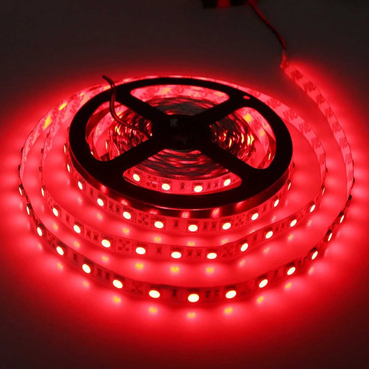 

5M 24V 300Led Red Light Led Strip Lights Flexible Smd 5050 Non-Waterproof Lamp For Home Decor Corridor Furniture Christmas Tree