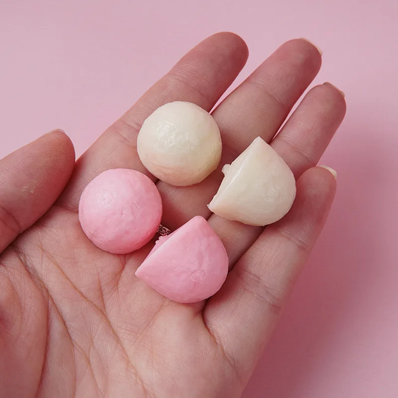 10 قطع محاكاة الشوكولاته الاصطناعية نصف دائرة الشوكولاته وهمية الحلوى نموذج حزب التصوير الدعائم عرض عينة الغذاء