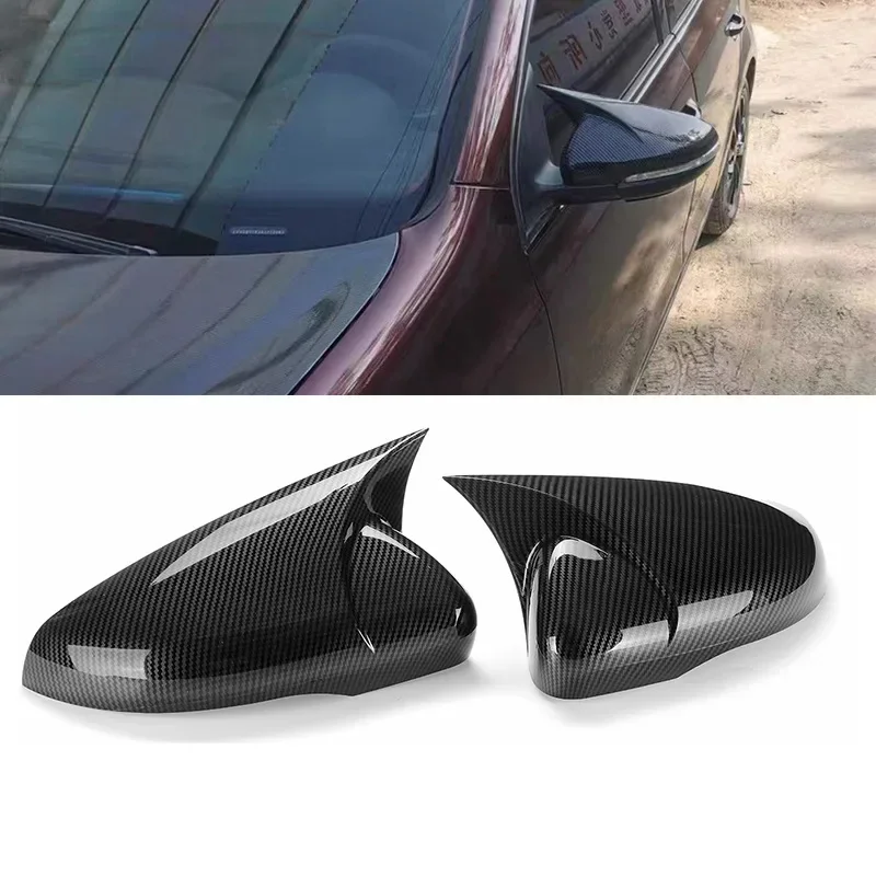 1 Pair Car Cow Horn Mirror Housing Cover For VW Golf 6 MK6 2009-2013 Reversing Mirror Housing Conversion