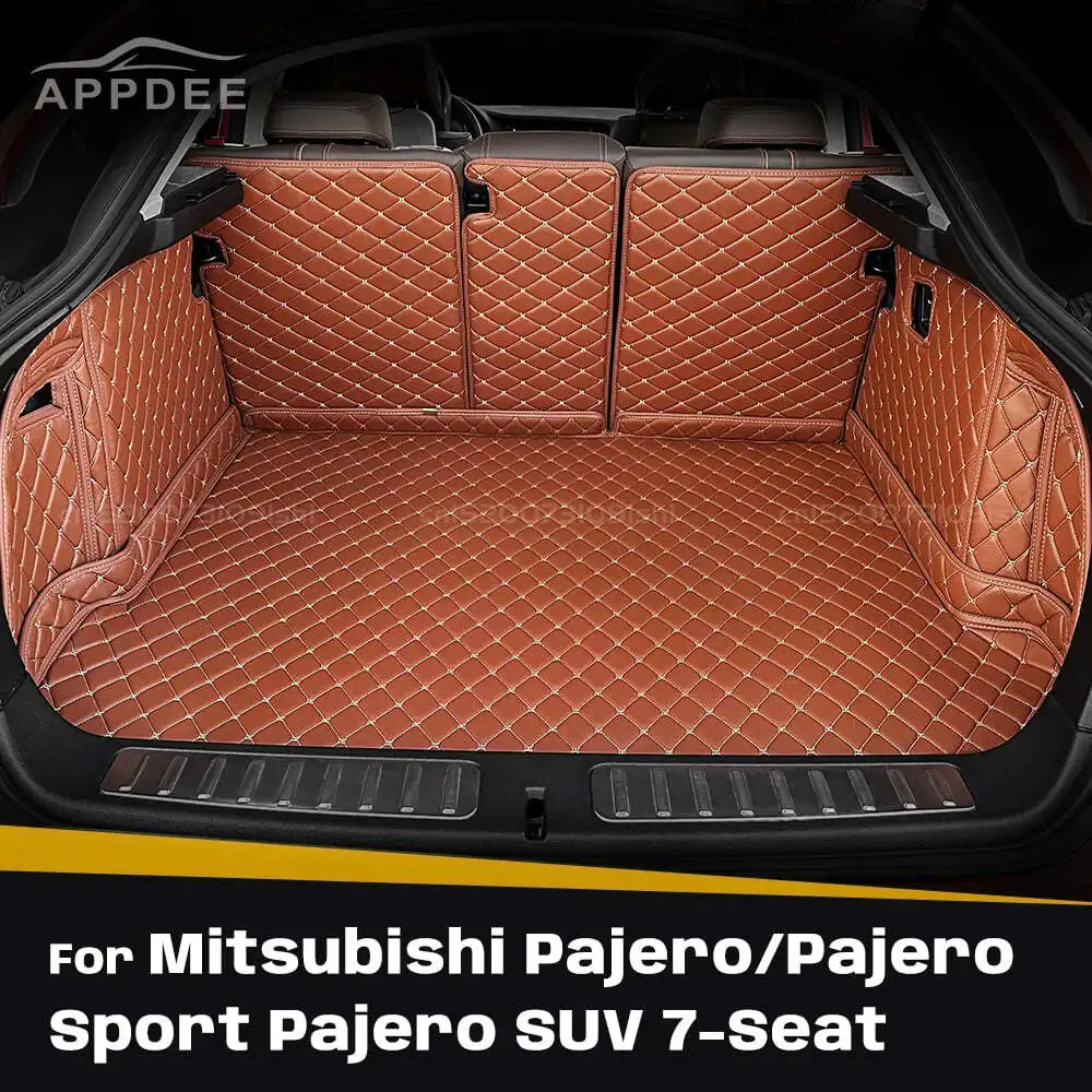 

For Mitsubishi Pajero Sport Pajero SUV 7-Seat Auto Full Coverage Trunk Mat Car Protective Pad Cargo Liner Interior Accessories