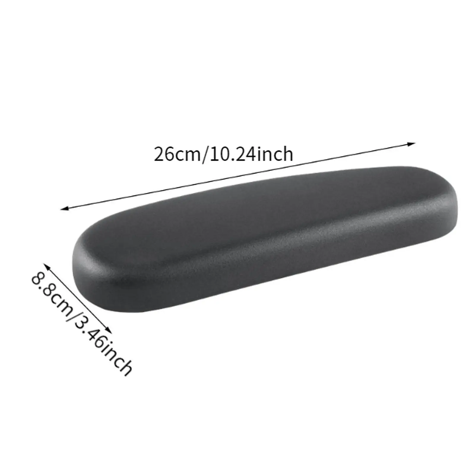 

Mesh Computer Chair Parts PU Armrest Caps Pair Universal Armrest Replacement Pads for Comfortable Seating