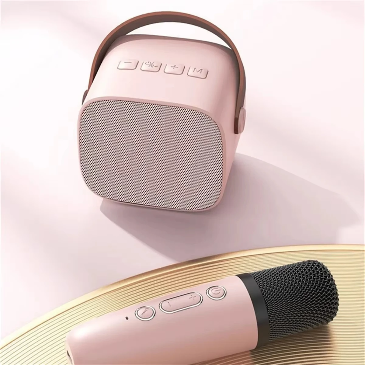 

Mini Karaoke Microphone – Wireless for Adults & Kids, Fun Toy, Christmas/Birthday Gift, 1/2 Mic Set