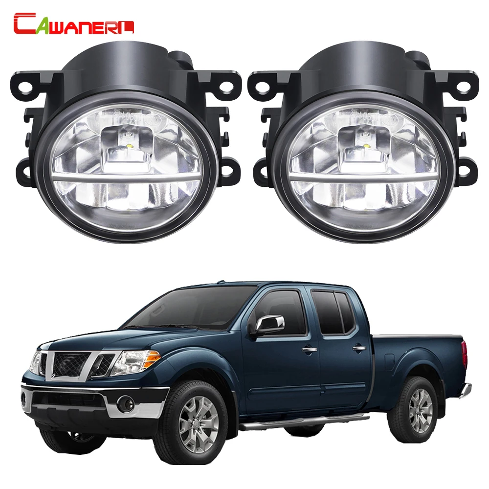 

2 Pieces Car Front Bumper Fog Light 30W H11 LED Fog Driving Lamp Assembly DRL For Nissan Frontier 2005-2019