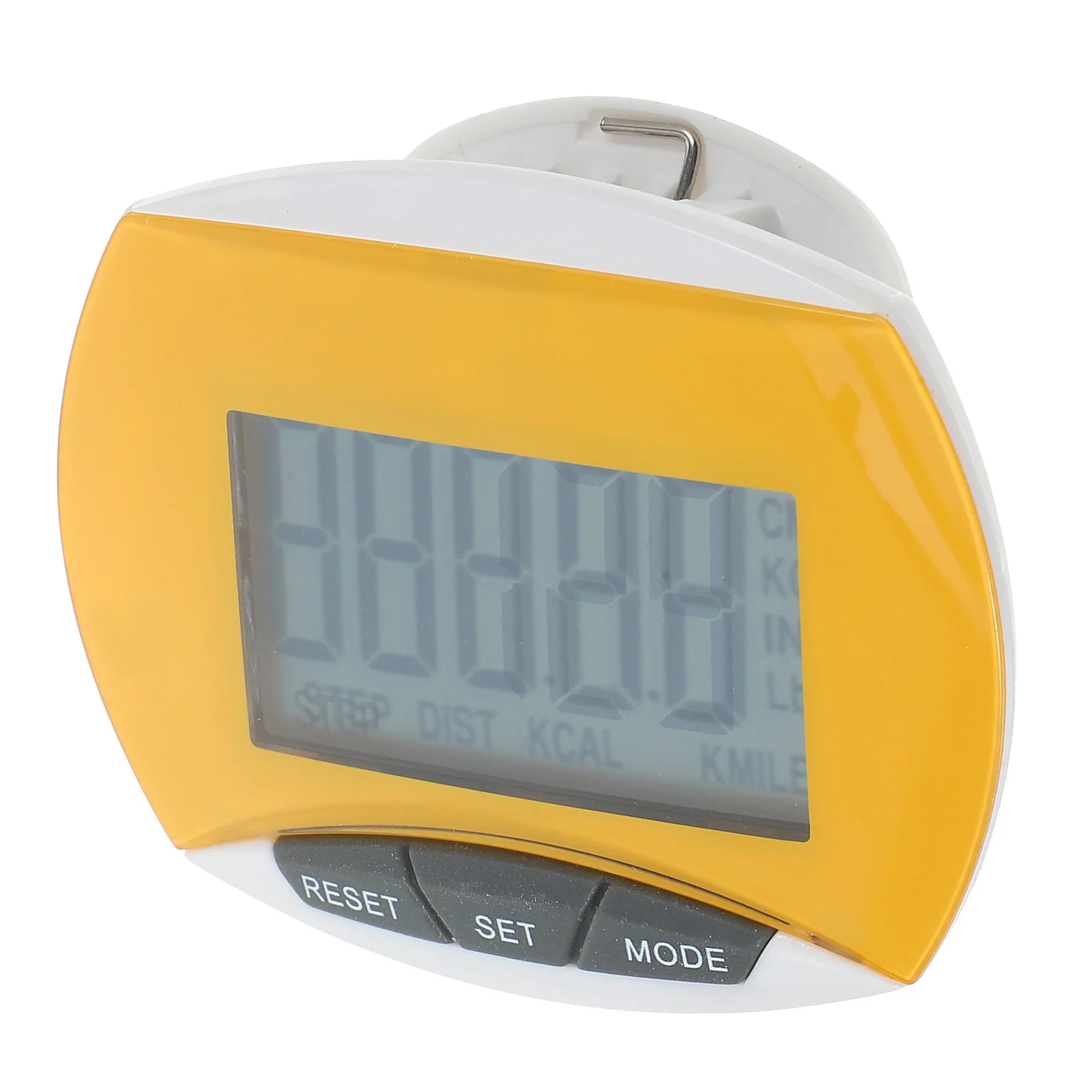 

Walking Pedometer Premium ABS Material Durable Safe Large LCD Display Track Steps Calories Comfortable Wear Pocket Bag Sports